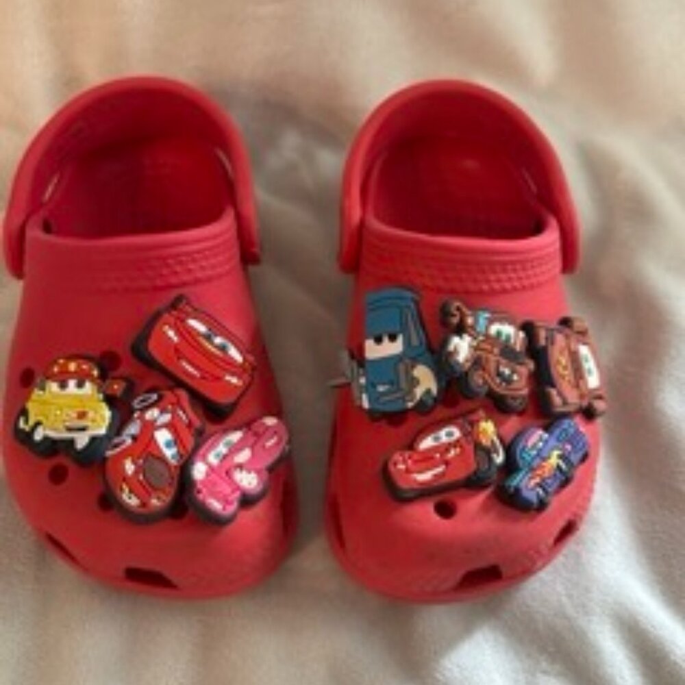 Toddler Crocs, Red, size 7